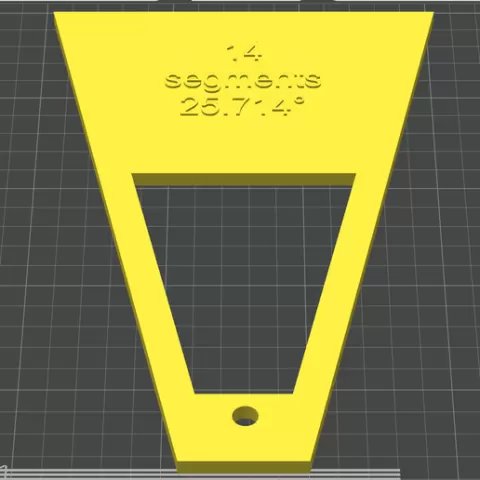 14 segment wedge