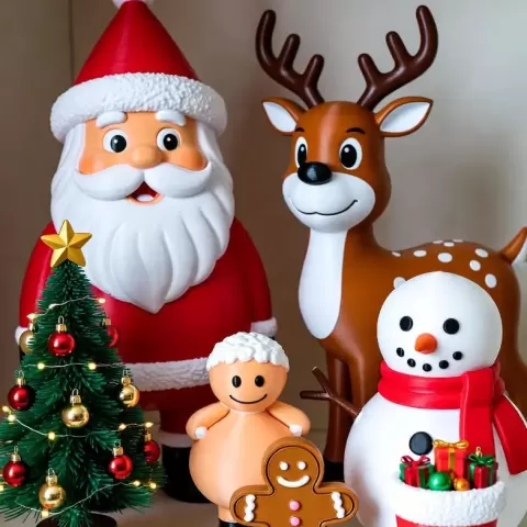 Christmas Figures - cas3d.gr