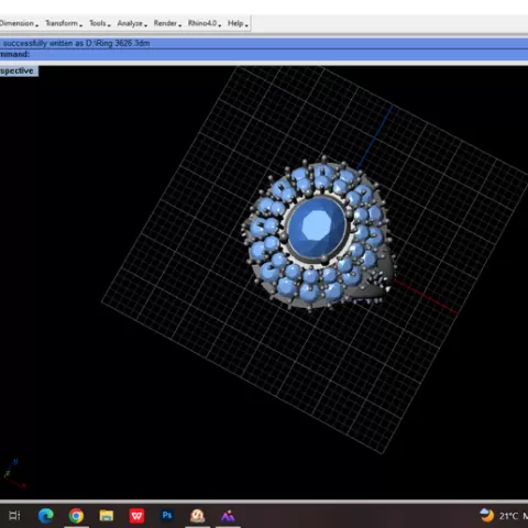 3D, printable ring design