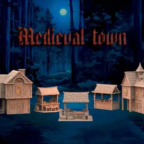 Medieval town - entire collection