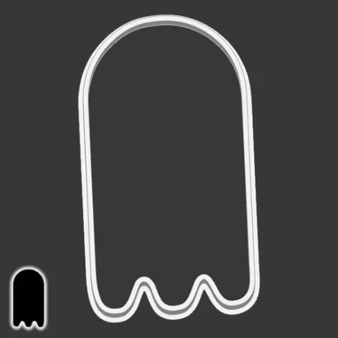 Halloween cookie cutters - ghost (style 27)