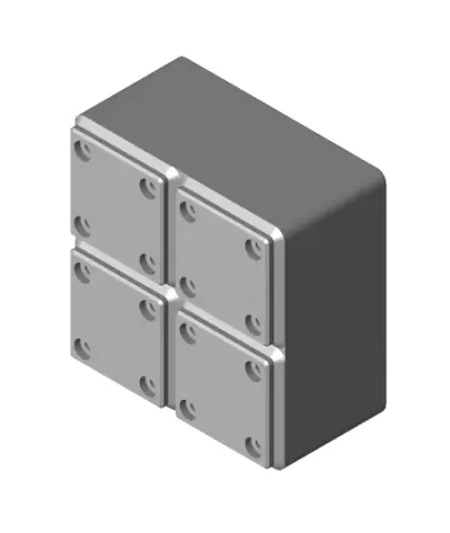 Large Window Bins / Boxes for #Gridfinity