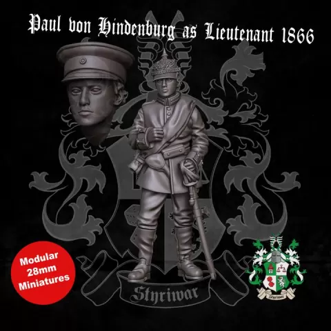 Kingdom of Prussia: Lieutenant Paul von Hindenburg [2 separate heads] by Styriwar
