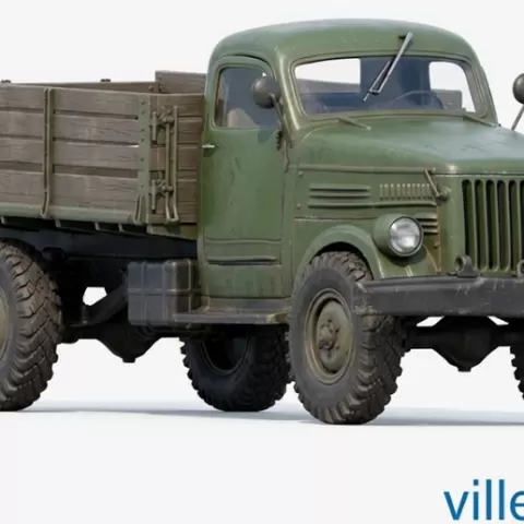 GAZ-63 "The Jungle Supply Truck" – Archivos STL para Impresión 3D Guerra de Vietnam