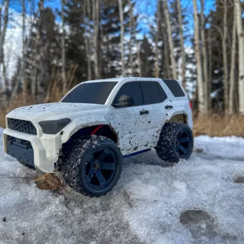 3D Printed Toyota 4Runner-style RC car by Eugene Tkachenko