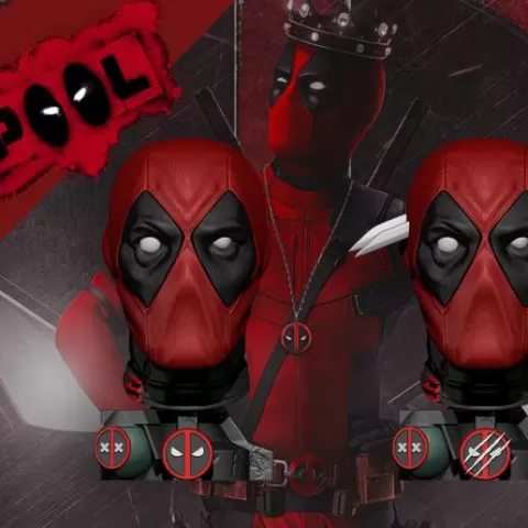 Deadpool x Wolverine Headset Stand