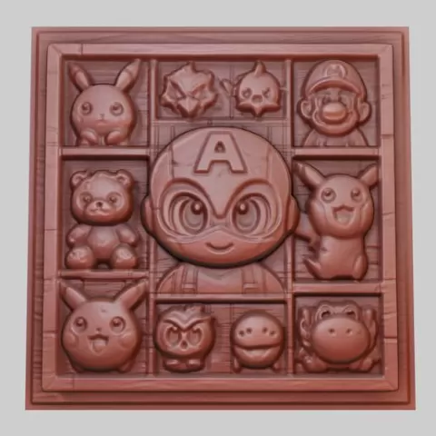 Animaniacs 3d printer relief medallion obj stl