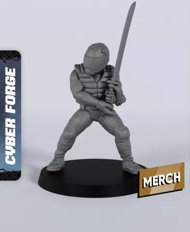 Ginji Kawasaki on foot - With Free Cyberpunk - Sci-Fi Gift Ideas for RPG and Wargamers