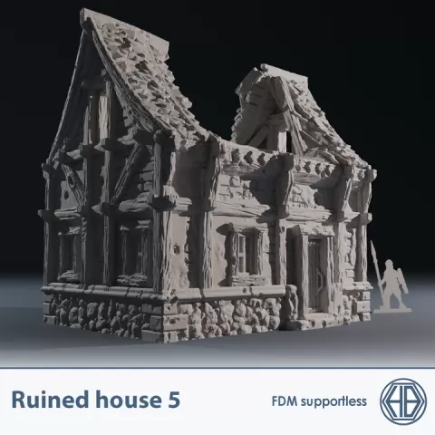 Ruined house 5 by HexBrick