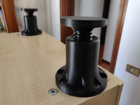Heavy duty adjustable furniture leg
