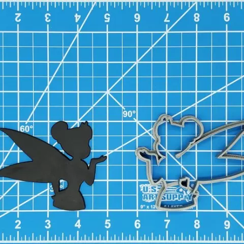 Tinkerbell Fondant Cookie Cutter Set Multiple Sizes