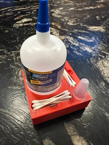 Gridfinity glue bottle holder