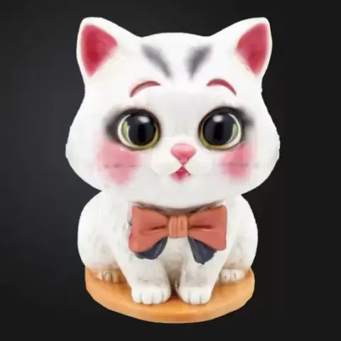 Cute Cat Figurine - CuriuM