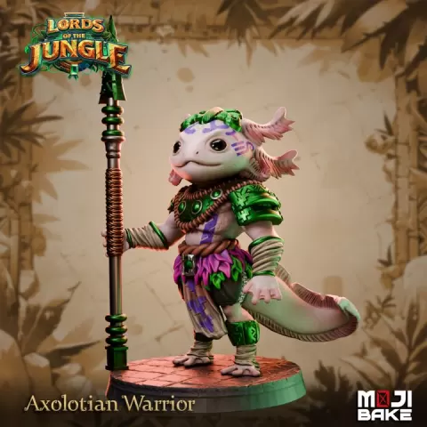 Lords of the Jungle: Axolotian Warriors by Mojibake Collectibles