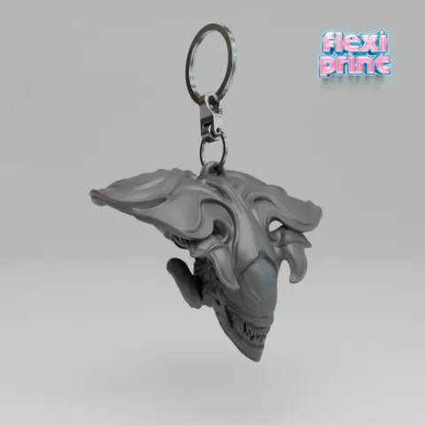 Alien Queen Keychain | Flexi Print