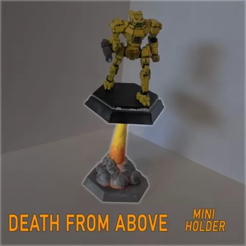 Battletech Death From Above DFA Mini Holder