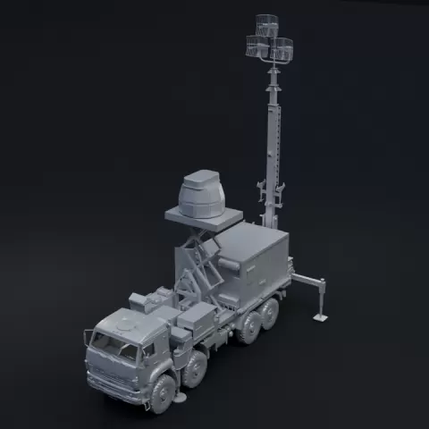 Russian Avtobaza M EW Vehicle on Kamaz 8x8 Chassis by The Military Industrial Complex