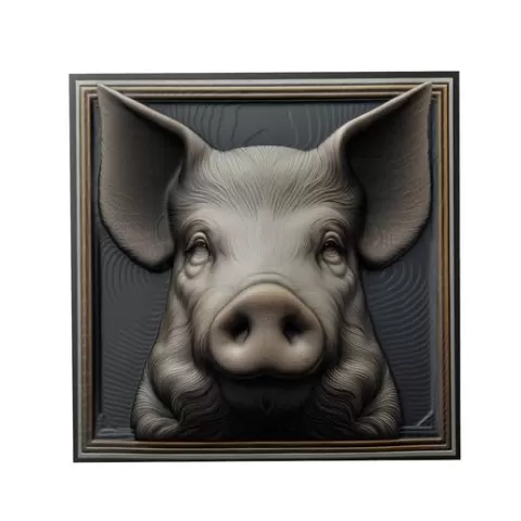 Boar Animal Relief