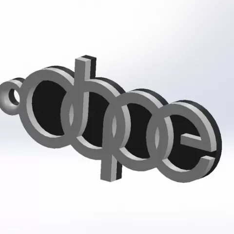 AUDI DOPE KEYCHAIN
