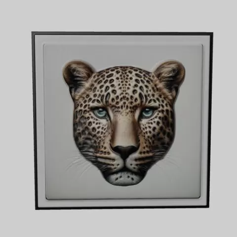 Leopard Animal for CNC Router Laser & 3D Printer