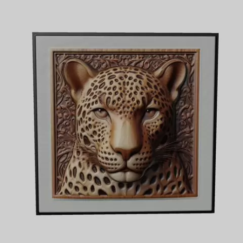 Leopard Animal for CNC Router Laser & 3D Printer
