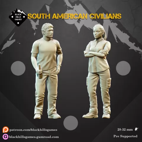 Black Hills Games - South American Civilians by Black Hills Games
