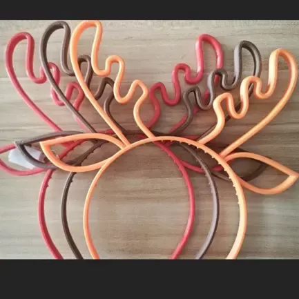 Christmas Reindeer Headband Solid - DDSPAL01