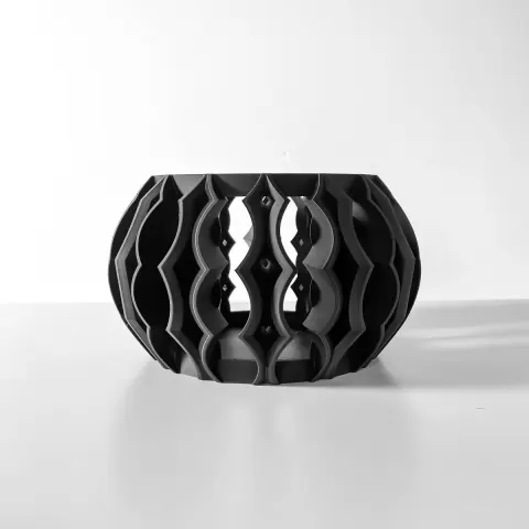 The Luvo Orchid Planter Pot with Drainage | Tray Included | Modern and Unique Home Decor for Orchids
