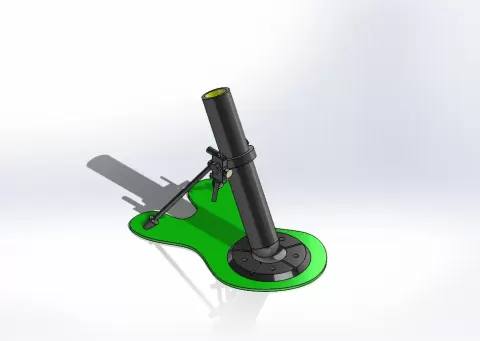 Mortar pencil holder.STL
