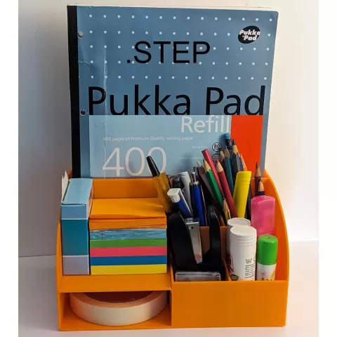 Desk stationery organiser