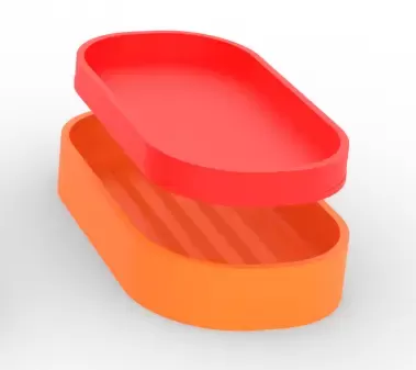 Oval burger mold