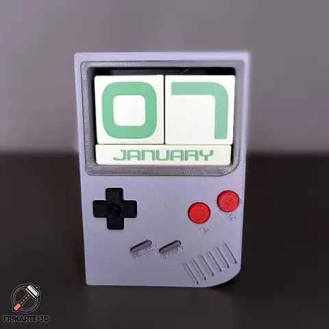 Game Boy Perpetual Calendar Multipart