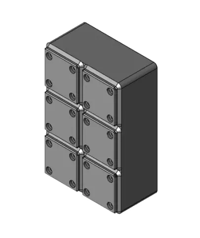 Gridfinity Stepped Drill Bit Caddy