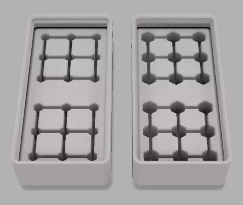 #Gridfinity Parametric Bit Holders