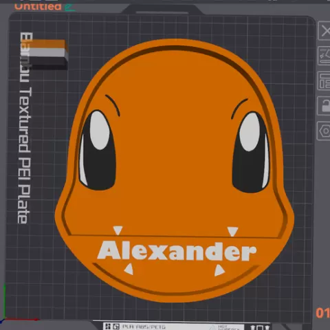 CHARMANDER MINIATURES HEAD DESK SHELF