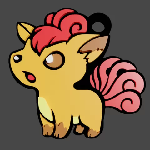 keychain vulpix/keychain vulpix