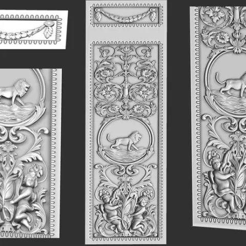 louis xvi wall molding panel plaster