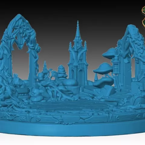 Elven Lair Miniature Base