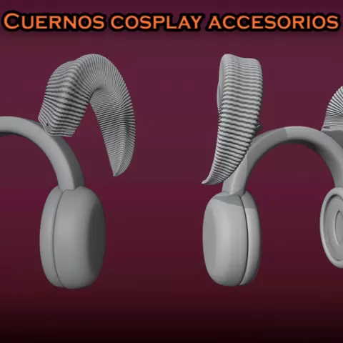 Horns Demon / Horns of demon cosplay accessories for headphones 27