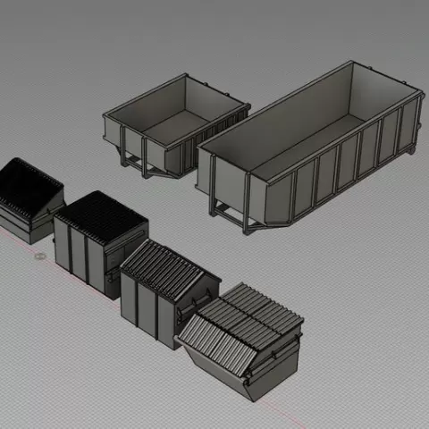 1:87 Dumpster Pack