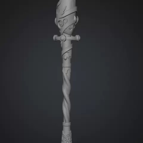 Stylized Magic Staff