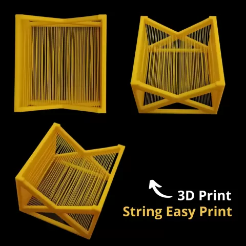 String Easy to Print Square