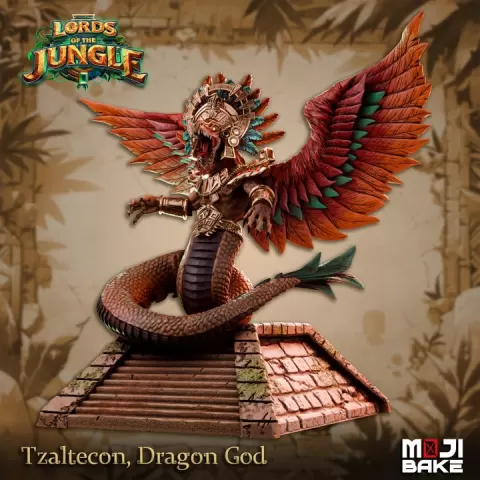 Lords of the Jungle: Tzaltecon, Dragon God by Mojibake Collectibles