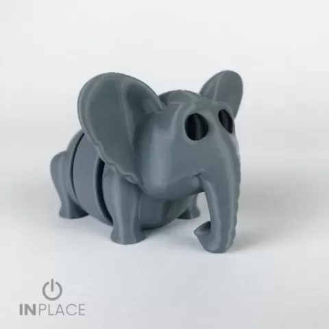 Cute Elephant (dark eyes version)