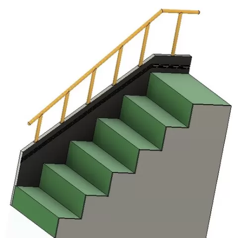 Subway staircase