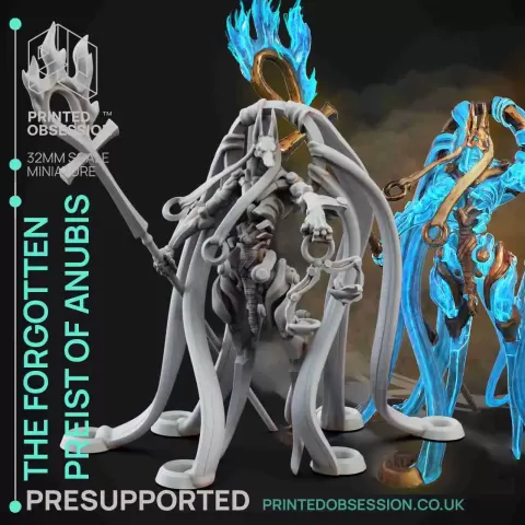 The Forgotten Preist of Anubis- deiety fight club-Presupport - Printed Obsession