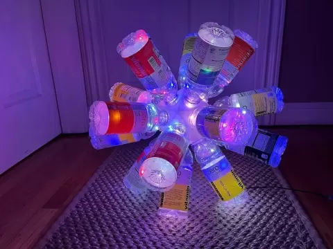 Hollowed Bottle Sphere - plunger