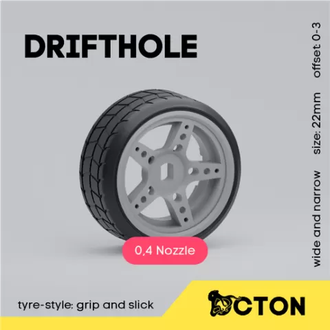 Drifthole - 22mm Wheel - Multi-offset