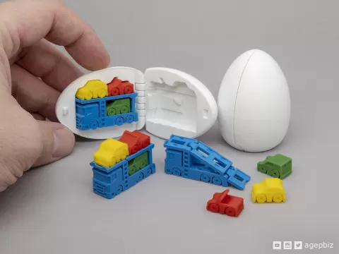 Surprise Egg #7 - Tiny Car Carrier