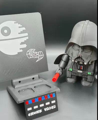 Chunk Vader Multicolor Nameplates and Backer